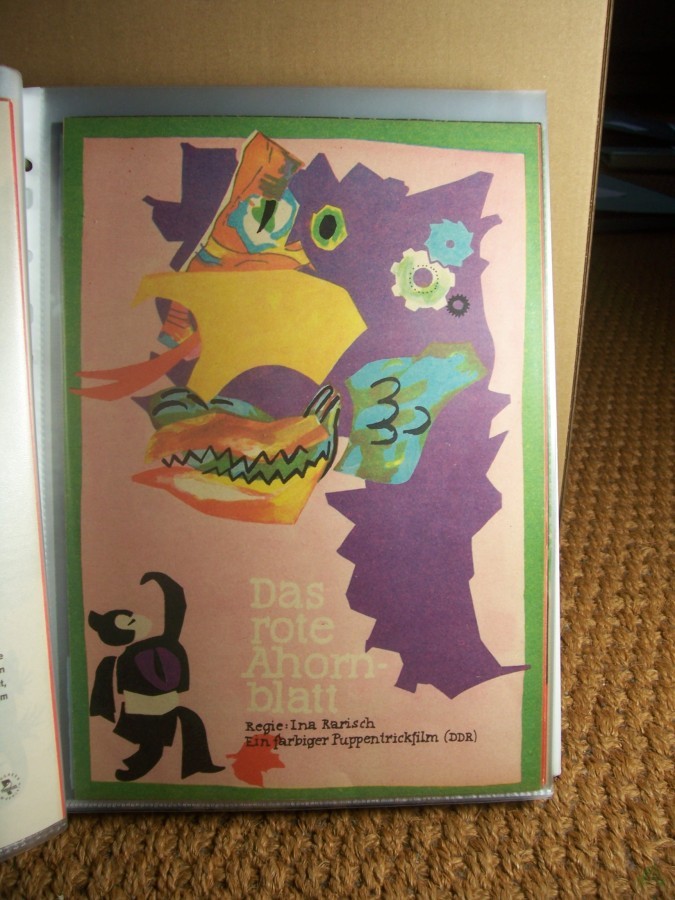 Artikelbild 1 des Artikels “Nr. 12 Das rote Ahornblatt, ein Programmheft, ein farbiger Puppentrickfilm “