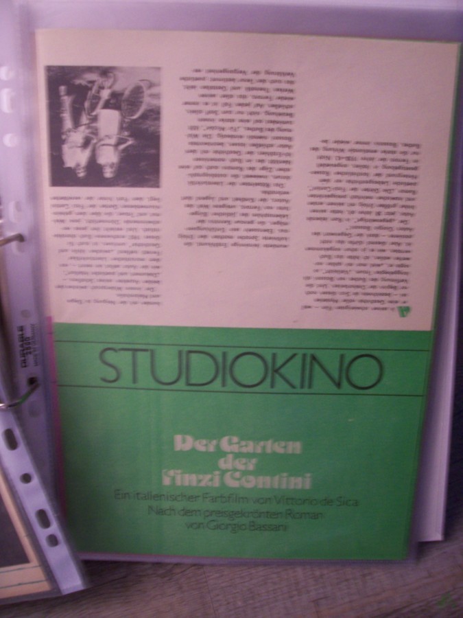 Artikelbild 1 des Artikels “1/75 Der Garten der Finzi Contini. Ein italienischer Farbfilm “