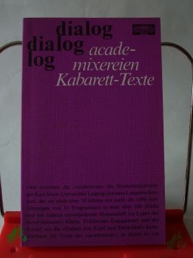Artikelbild 1 des Artikels “Academixereien, Kabarett-Texte / hrsg. von Jürgen Hart “