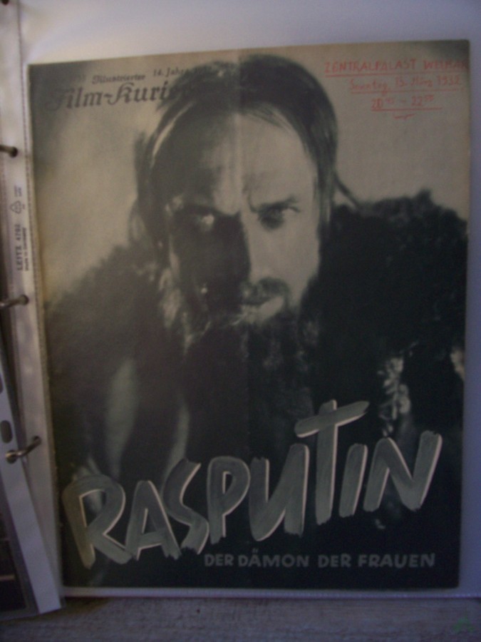 Artikelbild 1 des Artikels “No 1735, 1932, RASPUTIN. Der Dämon der Frauen “