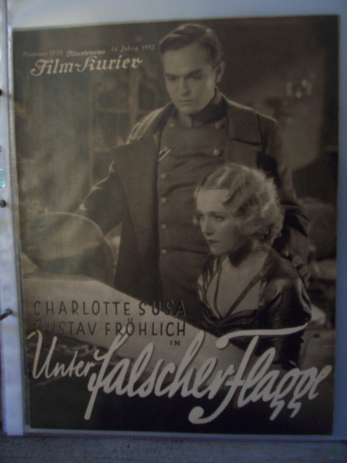 Artikelbild 1 des Artikels “No 1733, 1932, Unter falscher Flagge. Mit Charlotte Susa und Gustav Fröhlich “