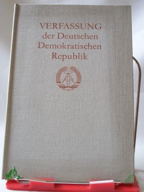 Product image 1 of the product “Verfassung der Deutschen Demokratischen Republik, 1968.04.06 ”
