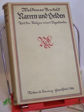 Artikelbild 1 des Artikels “Narren und Helden / Waldemar Bonsels “