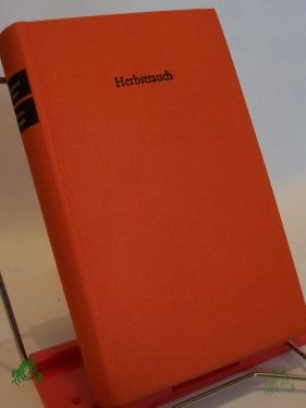 Artikelbild 1 des Artikels “Herbstrauch : Roman / von Bernhard Seeger “