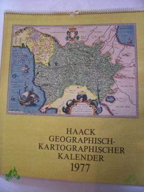 Product image 1 of the product “Haack Geographisch Kartographischer Kalender 1977 ”