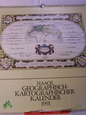 Product image 1 of the product “Haack Geographisch Kartographischer Kalender 1991 ”