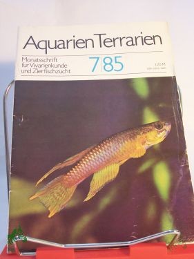 Artikelbild 1 des Artikels “Aquarien und Terrarien. Monatszeitschrift für Vivarienkunde und Zierfischzucht “