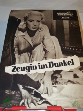 Artikelbild 1 des Artikels “103/61 Zeugin im Dunkel “