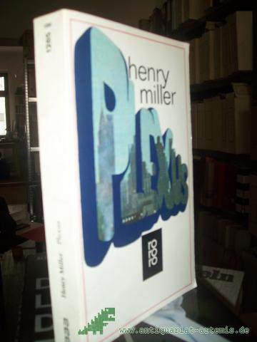 Product image of the product “Plexus : Roman / Henry Miller. [Aus dem Amerikan. übertr. von Kurt Wagenseil] ”
