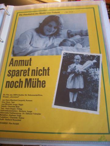 Product image of the product “Anmut sparet nicht noch Mühe, Die Geschichte der Kinder von Golzow ”