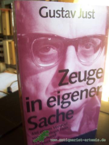 Artikelbild des Artikels “Zeuge in eigener Sache : die fünfziger Jahre in der DDR / Gustav Just. Mit e. Vorw. von Christoph Hein “