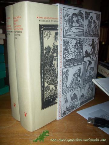 Product image of the product “Das Dekameron / Giovanni Boccaccio. Aus d. Ital. übers. von Ruth Macchi. Nachdichtung d. Verse d. ersten drei Tage von August Wilhelm Schlegel, d. Verse d. folgende Tage von Karl Witte ”