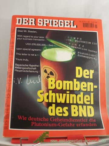 Artikelbild des Artikels “15/1995, Der Bomben-Schwindel des BND “