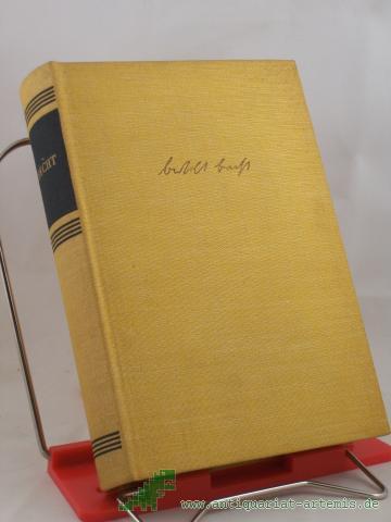 Product image of the product “Brecht : Ein Lesebuch f. unsere Zeit / Bertolt Brecht. Red.: Elisabeth Hauptmann ; Benno Slupianek ”