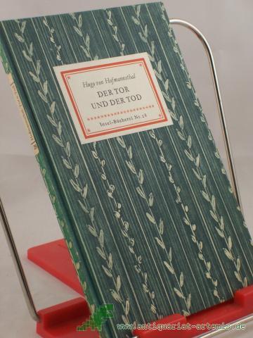 Product image of the product “Der Tor und der Tod : Dramatisches Gedicht / Hugo von Hofmannsthal ”