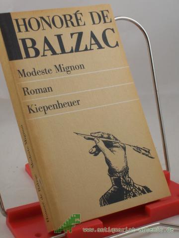 Product image of the product “Modeste Mignon : Roman / Honore de Balzac. Aus d. Franz. übertr. von Eva Mayer ”