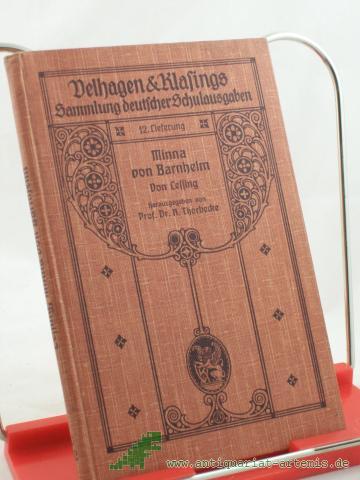 Product image of the product “Minna von Barnheim oder Das Soldatenglück : Ein Lustsp. in 5 Aufz. ; Lichtdrucknachbildg d. Hs. / Gotthold Ephraim Lessing ”
