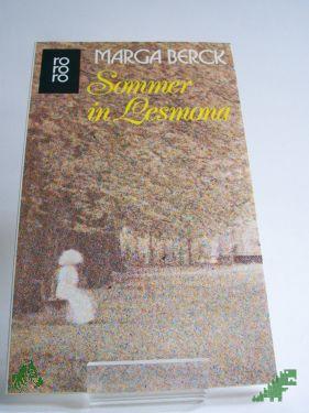 Artikelbild des Artikels “Sommer in Lesmona / Marga Berck. Mit einem Nachw. von Hans Harder Biermann-Ratjen “