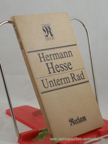 Product image of the product “Unterm Rad : Erzählungen / Hermann Hesse ”
