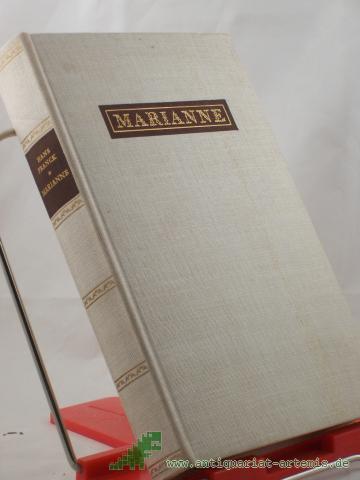 Artikelbild des Artikels “Marianne : Goethe-Roman / Hans Franck “