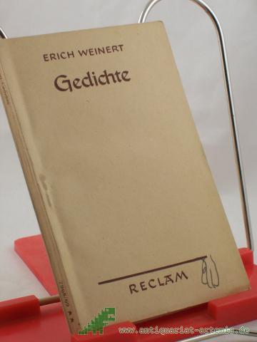Product image of the product “Gedichte / Erich Weinert. Hrsg. von Hans Marquardt ”