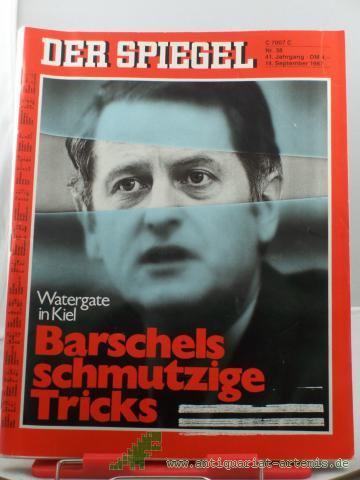Artikelbild des Artikels “38/1987, 14. September, Barschels schmutzige Tricks “