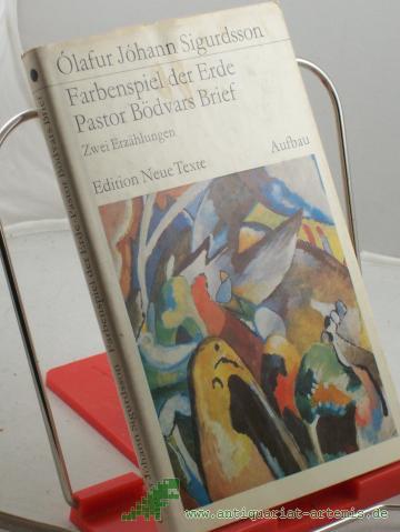 Product image of the product “Farbenspiel der Erde, Pastor Bödvars Brief ”