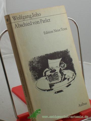 Product image of the product “Abschied von Parler / Wolfgang Joho ”