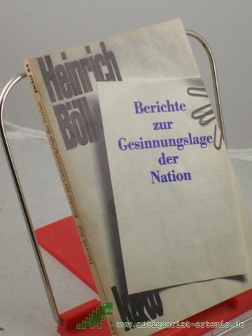 Artikelbild des Artikels “Berichte zur Gesinnungslage der Nation / Heinrich Böll “