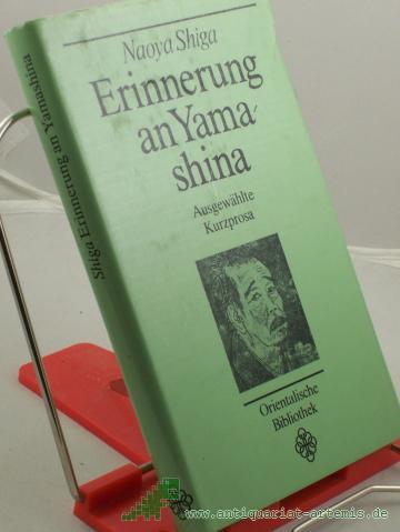 Product image of the product “Erinnerung an Yamashina. Ausgewählte Kurzprosa ”