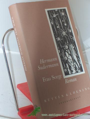 Product image of the product “Frau Sorge : Roman / Hermann Sudermann ”