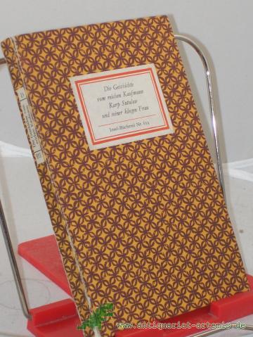 Product image of the product “Die Geschichte vom reichen und angesehenen Kaufmann Karp Sutulow und seiner überaus klugen Frau, die ihr eheliches Lager nicht entehrte : russ. Erzählungen u. Satiren d. 17. Jh. / hrsg. von Helmut Grasshoff. Übers. aus d. Russ. von Helmut G ”