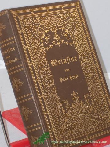 Product image of the product “Melusine und andere Novellen/ von Paul Heyse ”