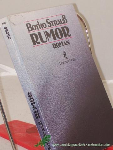 Product image of the product “Rumor / Botho Strauss ”
