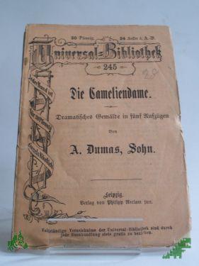 Product image of the product “Die Cameliendame, A. Dumas, Sohn ”