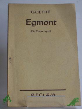 Product image of the product “Egmont : Ein Trauerspiel in 5 Aufz. / Goethe ”