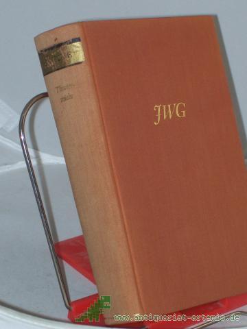 Product image of the product “Theaterstücke / Johann Wolfgang Goethe. Mit e. Nachw. v. Ernst Johann ”