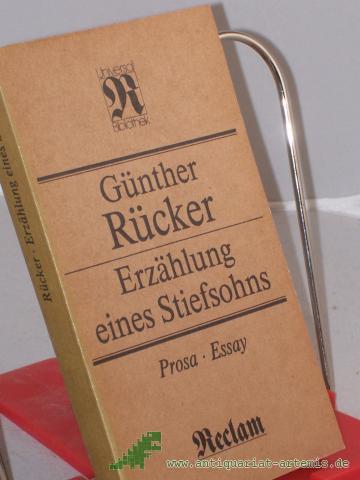 Artikelbild des Artikels “Erzählung eines Stiefsohns : Prosa, Essay / Günther Rücker “