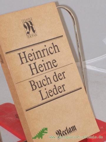 Product image of the product “Buch der Lieder / Heinrich Heine. Nachbemerkungen u. Anm. von Gotthard Erler ”