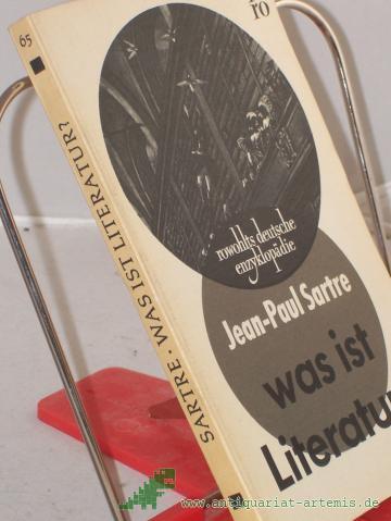 Product image of the product “Was ist Literatur : Ein Essay / Jean-Paul Sartre. Übertr. von Hans Georg Brenner ”