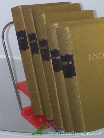 Product image of the product “Werke ||Fontanes Werke : in fünf Bänden / Fontane. Ausgew. u. eingel. von Hans-Heinrich Reuter Mehrteiliges Werk ”