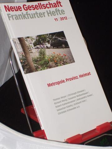 Product image of the product “11/2012, metropole. provinz. heimat ”