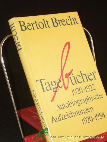 Artikelbild des Artikels “Tagebücher 1920-1922 neunzehnhundertzwanzig bis neunzehnhundertzweiundzwanzig “