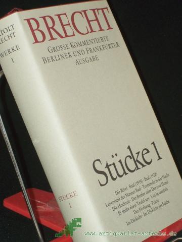 Artikelbild des Artikels “Brecht, Bertolt: Werke. - Band. 1. Stücke. / Bearb. von Hermann Kähler “