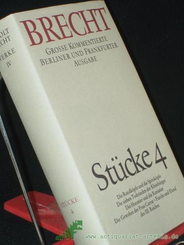 Product image of the product “Brecht, Bertolt: Band. 4. Stücke. / Bearb. von Johanna Rosenberg u. Manfred Nössig ”