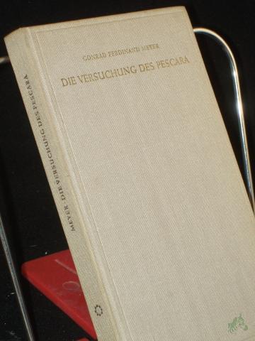 Product image of the product “Die Versuchung des Pescara : Novelle / Conrad Ferdinand Meyer. Zeichnungen: Karl Eckle ”