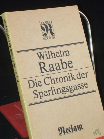 Product image of the product “Die Chronik der Sperlingsgasse / Wilhelm Raabe ”