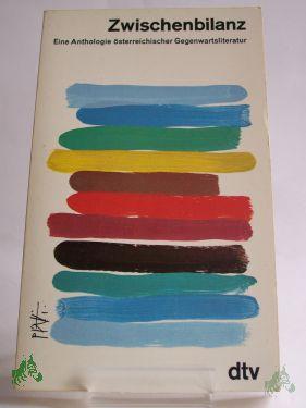 Artikelbild des Artikels “Zwischenbilanz : e. Anthologie österr. Gegenwartsliteratur / hrsg. von Walter Weiss u. Sigrid Schmid “