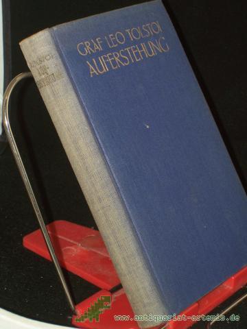 Product image of the product “Auferstehung. Roman. Aus dem Russischen übersetzt von Alexander Duroff. ”