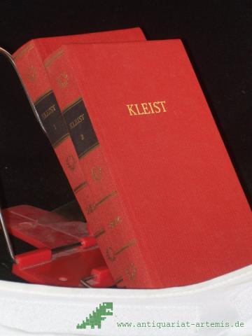 Product image of the product “Kleists Werke : in 2 Bänden / ausgew. u. eingel. von Helmut Erster Band: Gedichte Erzählungen Anekdoten Kleine Schriften und Zweiter Band: Robert Guiskard Der zerbrochne Krug Amphitryon Penthesilea Prinz Friedrich von Homburg Bibliothek Deu ”